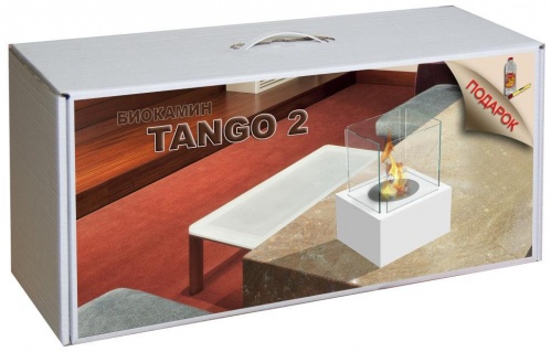 Набор с биокамином TANGO 2, биотопливом(1шт.х1.5л.) черный, зажигалкой