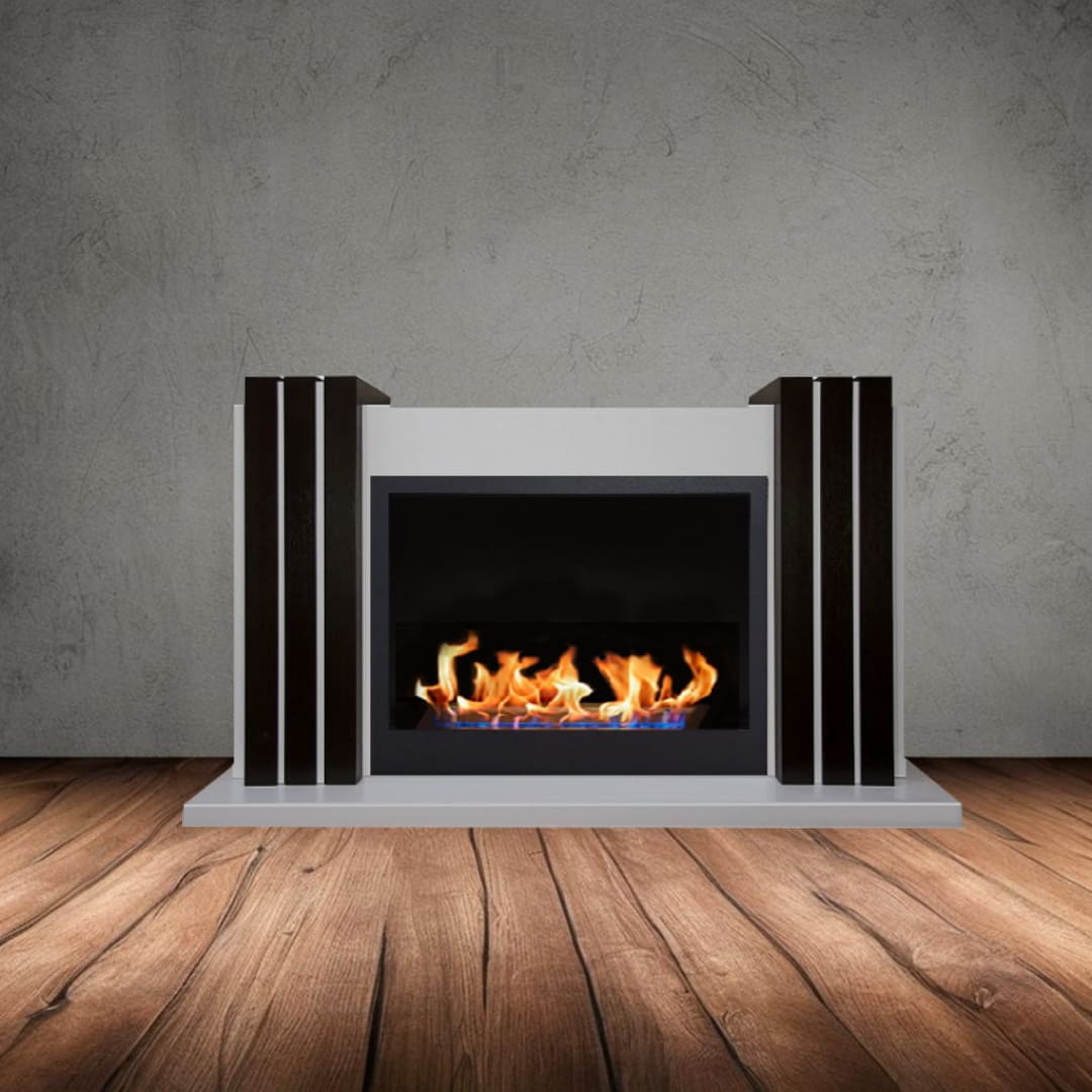 Биокамин в портале "Русский огонь" Манхэттен Нью с декоративным стеклом (стемалитом) по цене 89 000 руб.