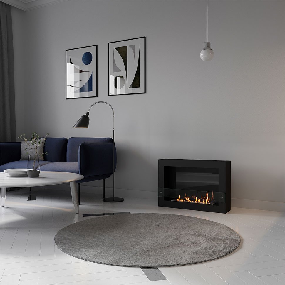 Биокамин SteelHeat WALL ONE 800 черный, стекло Биокамин SteelHeat WALL ONE 800 черный, стекло по цене 28 035 руб.