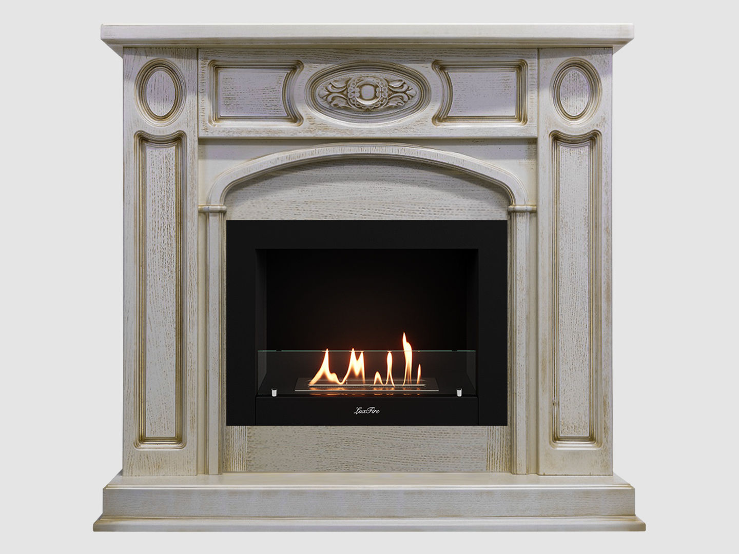 Каминный портал МДФ "Флоренция 1200" с биокамином Lux Fire "Фаер Бокс 2 - 25.5" (бежевый) Каминный портал МДФ "Флоренция 1200" с биокамином Lux Fire "Фаер Бокс 2 - 25.5" (бежевый) по цене 75 500 руб.