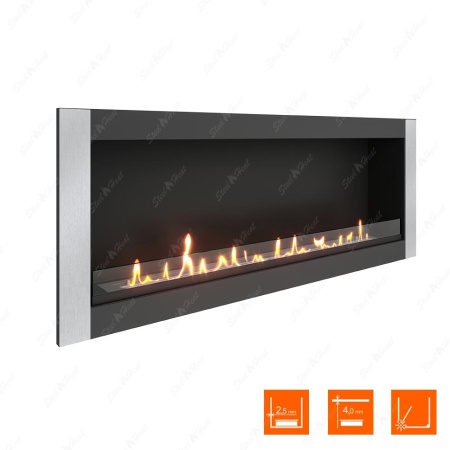 Биокамин SteelHeat ONE-V 1400 XL стекло по цене 60 960 руб.