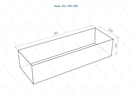 Автоматический биокамин Lux Fire Smart Flame 800 RC по цене 287 540 руб.