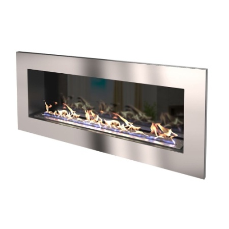 Биокамин "Русский огонь" Хай-тек 1200V встраиваемый с защитным стеклом по цене 40 250 руб.