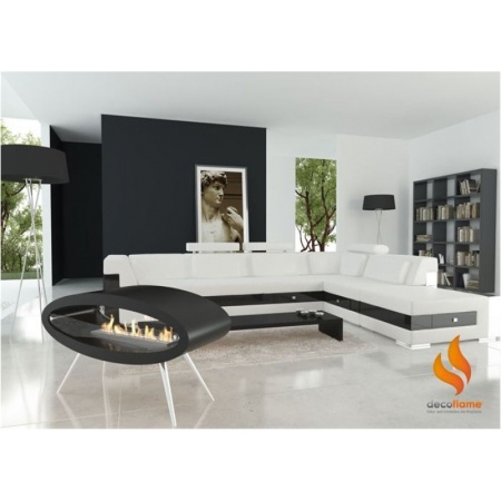 Биокамин Decoflame ELLIPSE FLOOR Black по цене 602 020 руб.