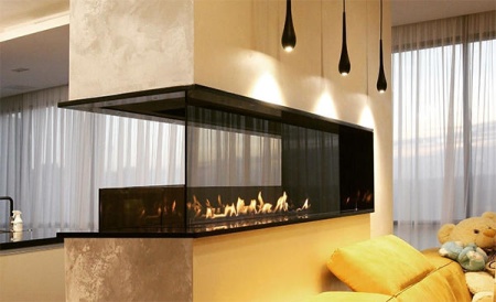 Встраиваемый биокамин / торцевой сквозной очаг 500 (SappFire) по цене 30 500 руб.