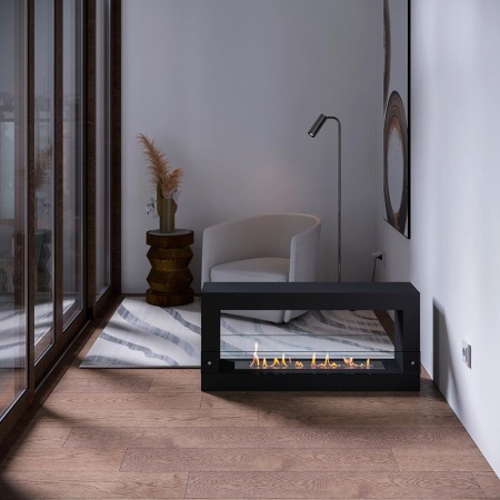 Биокамин SteelHeat WALL FRAME ONE 1000 черный, стекло Биокамин SteelHeat WALL FRAME ONE 1000 черный, стекло по цене 59 850 руб.