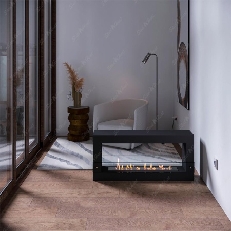Биокамин напольный SteelHeat FRAME ONE 1000 стекло Биокамин напольный SteelHeat FRAME ONE 1000 стекло по цене 59 850 руб.